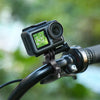 PULUZ Bike Handlebar Adapter Aluminum Mount for GoPro, Insta360, DJI and Other Action Cameras(Black)