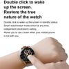DT3 Max 1.36 inch Leather Watchband Color Screen Smart Watch(Black)