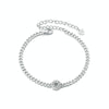 S925 Sterling Silver Electroplated Moissanite Bracelet(MSB016)