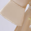 Girls European Style Embroidered Dress Prom Dress, Size:130cm(Champagne)