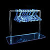 Acrylic Coat Hanger Style Earring Storage Display Stand Holder(Blue)