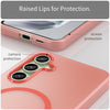 For Samsung Galaxy S24 FE 5G MagSafe Frosted Translucent TPU + PC Full Coverage Phone Case(Red)