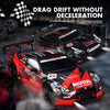 2.4G 1:16 4WD Drift RC Toy Car(Black Red)