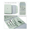 Nail Art Tool Set Nail Clippers Dead Skin Scissors Manicure Tool, Specification: 16 In 1 Blue