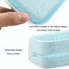 Bathroom Drainage Dual Layer Soap Box Plastic Put Soap Holder(Blue Green)