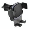 Borofone BH120 Delightful One-button Air Outlet Car Holder(Black Grey)