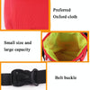 Dog Treat Training Pouch Bag - Red - Hands-Free Waist/Shoulder Bag