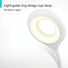 TGX-772 3-grade Brightness Touch Dimmer LED Desk Lamp, 28 LEDs Flexible Goose Neck Hollow Ring Design Eye Protection Light with Pen Holder / Small Night Light Function