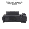 Soft Silicone Protective Case for Sony ZV-1 (Black)