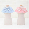 Small Dog/Cat Pink Triangle Bib Scarf - Absorbent Cotton