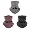 YIPINU YPU-5 Autumn/Winter Warm Bib Cycling Mask Thick Polar Fleece Scarf, Size: Free Code(Dark Purple)