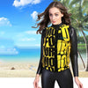 HiSEA L001 Letter Printing Super Elastic Buoyancy Surf Vest Professional Life Jacket, Size: XL