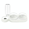 Cat 3-in-1 Auto Water & Food Bowl, White