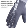 1 Pair Velvet and Thick Cycling Windproof and Cold Warm Gloves, Style: Female Version (Pink)