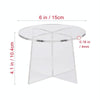 Mini Acrylic Round Desktop Plant Flower Pot Stand