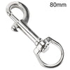 Stainless Steel Swivel Single Hook Pet Leash Hook, Specification: 80mm