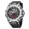 SMAEL 8060 Waterproof Sports Alloy Men Watch Luminous Display HD Mirror Watch(Silver)