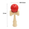 Children Fitness Leisure Wooden Educational Toy Sword Ball Wooden Skill Ball, Random Color Delivery