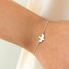 10 PCS Women Peace Dove Bracelets Extreme Simplicity Choker Bracelet(Silver)