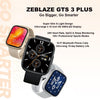 Zeblaze GTS 3 Plus 2.15 inch IP68 Waterproof Fitness Smart Watch(Starlight Silver)