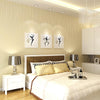 Modern Minimalist Bedroom Living Room Self-Adhesive Non-Woven Wallpaper Sticker, Specification: 0.53 x 3 Meters(7061 Beige)