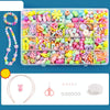 Beaded Educational Toys DIY Jewelry Material Set For Children 24 Grids Makato Pudding+S  Package