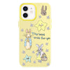 For iPhone 12 Skin Feeling Jelly TPU Hybrid PC Phone Case(Star Rabbit Yellow)