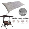150x50x8cm Outdoor Bench Waterproof Sunscreen Thickened Soft Cushion(Dark Gray)