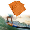 4pcs /Set EVA Surfboard Anti-Skid Pads Kayak Foot Pads(Orange)