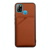 For Infinix Smart 5 / Hot 10 Lite Skin Feel PU + TPU + PC Phone Case(Brown)