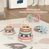 6 In 1 Toddler Baby Stackable Grip Anti-Eating Teether Stacking Kids Toys