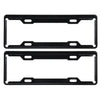 2 PCS Carbon Lead License Plate Frame Simple and Beautiful Car License Plate Frame Holder Universal License Plate Holder(Black)