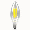 C35 Constant Current Flicker-free LED Highlight Retro Chandelier Lights, Power: Sharp Bulbs E14-6W(6500K)