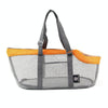 Breathable Pet Carrier Bag Grey/Orange (0901C) - Small Dogs Up to 4kg