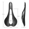 TOSEEK Road Bike Carbon Fiber Seat Bicycle Hollow Seat Saddle, 3K Texture + Extinction