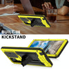 For Samsung Galaxy S22 Ultra 5G R-JUST Sliding Camera Metal + Silicone Holder Phone Case(Yellow)