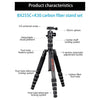 BEXIN BX255C K30 Portable Carbon Fiber Tripod for Camera Dslr