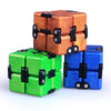 Creative Decompression Puzzle Smooth Fun Infinite Magic Cube Toy(Black)