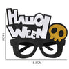 Halloween Decoration Funny Glasses Party Skeleton Spider Horror Props Yellow Skull