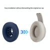 For Beats Studio Pro Headphones Silicone Cover Ear Cushion(Deep Blue)