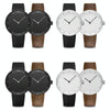YAZOLE Simple Fashion Quartz Couple Watch(521 Black Shell Black Tray Black Belt)