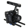 PULUZ Camera Cage Handle Stabilizer for Sony A7 & A7S & A7R, A7 II & A7R II & A7S II, A7R III & A7S III, A7R IV, A6000, A6500, A6300, Panasonic Lumix DMC-GH4(Blue)