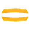 2 PCS Car-Styling Wheel Eyebrow Decorative Sticker Decorative Strip (Yellow)