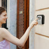 Wall Mounted Key Safe Box - Grey - 10,000 Combinations