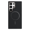 For Samsung Galaxy S21 Ultra 5G Solid Color Plating MagSafe Full Coverage Phone Case(Black)