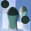 Electric Silicone Pore Deep Cleansing Vibrating Cleanser(Military Green)