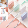 1.5M Mini Cute Portable Leather Measuring Tape(Random Color Delivery)