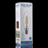 C35 E14 4W 4 LEDs 300 LM 6500K Dimmable Retro LED Filament Light Bulb Energy Saving Light, AC 220V(White Light)