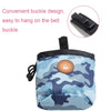 Camouflage Dog Treat Bag with Poop Bag Dispenser (Blue)