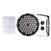 3W x 54 LED PAR Light Stage Light, with LED Display, Master / Slave / DMX512 / Auto Run / Sound Control Modes, US/EU Plug
